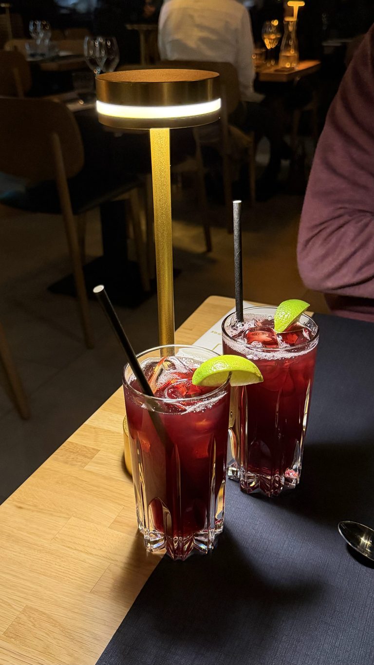 Cocktails sans alcool à l'Invisible Lodge & Spa