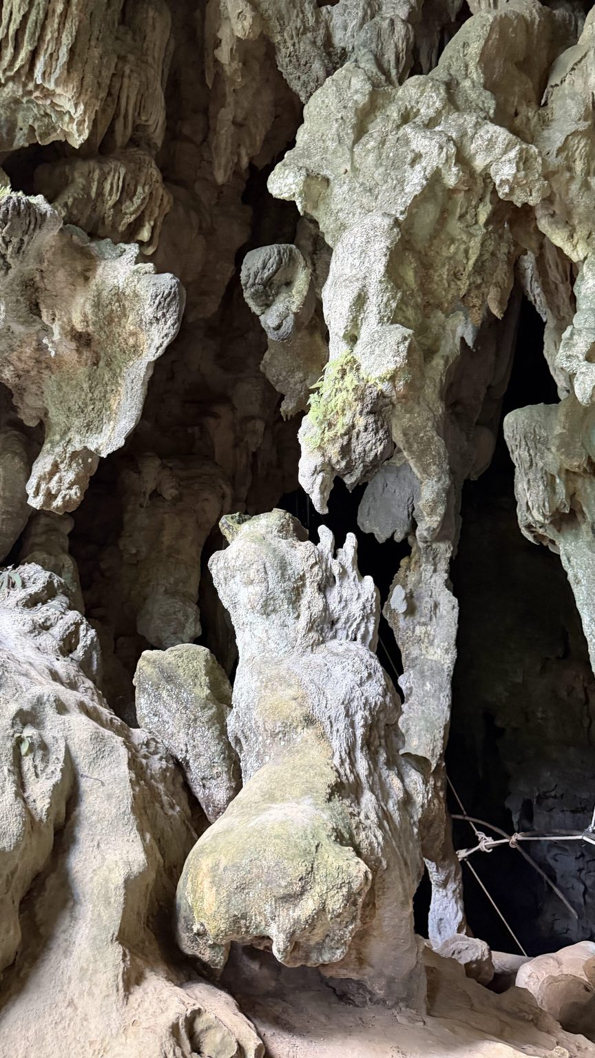 Grotte calcaire à explorer dans le parc national de Khao Sok